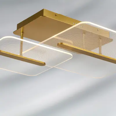 738063 Люстра ACRILE 29W LED 2966LM 120G ЗОЛОТО 3000K Lightstar