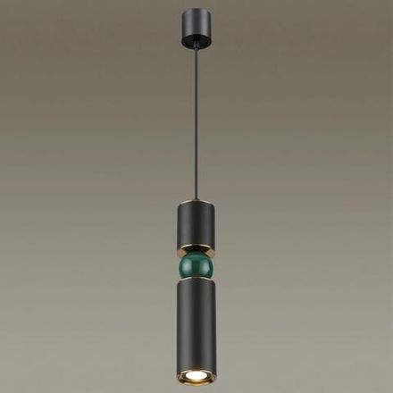 4075/5L L-VISION ODL19 475 черный/золото/зеленый Подвес GU10 1*5W SAKRA