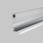 Алюминиевый профиль плинтус 53x14 (Серебро, 2 м), ALM-5314-S-2M. TM Maytoni