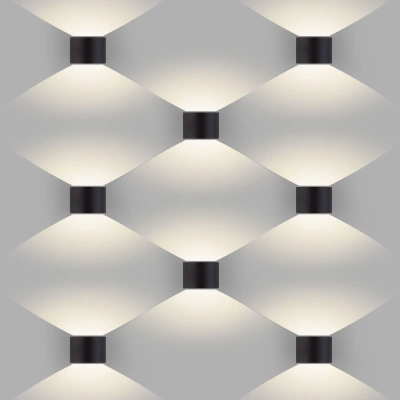 Blade черный уличный настенный светодиодный светильник 1518 TECHNO LED