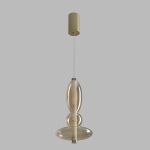 Светильник подвесной Crystal Lux QUASAR SP10W LED AMBER 3790/210