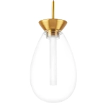 805110 Люстра COLORE LED 1х4W 240LM ЗОЛОТО/ПРОЗРАЧНЫЙ 3000K Lightstar
