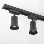Basic System Трековый светильник GU10 Vetro Черный MRL 1001