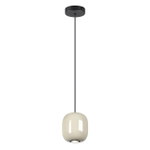 5053/1A PENDANT ODL24 375 черный/цвет слонов.кости//металл Подвес GU10 LED 4W OVALI