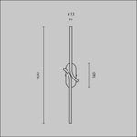 Настенный светильник (бра) Renaissance 3000К 6Вт, MOD256WL-L5BS3K1. TM Maytoni