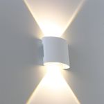 Фасадный светильник Arte Lamp BOSTO A3122AL-2WH, 2хLED