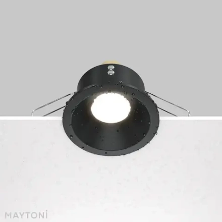 Встраиваемый светильник Зум / Zoom 1*GU10 10 Вт IP65, DL032-2-01B. TM Maytoni