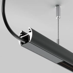 Шинопровод 2м подвесной круглый Basity, черный, TRX172-R-112B. TM Maytoni