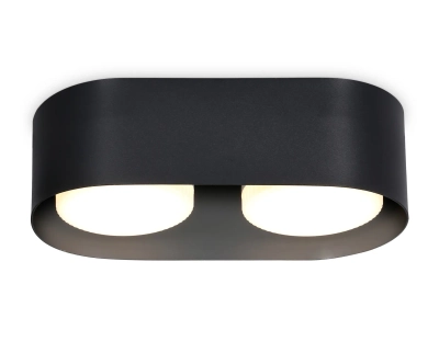 Светильник накладной TN70821/2 BK черный GX53/2 max 12W 200*100*60