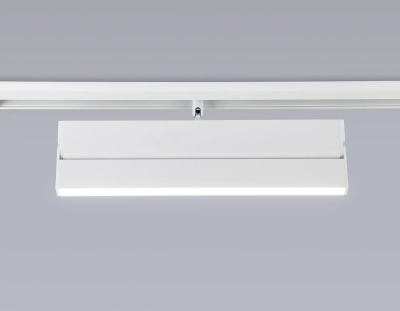 Светильник светодиодный трековый для шинопровода Magnetic GL4065 WH белый 18W 4200K 48V 325*22*45