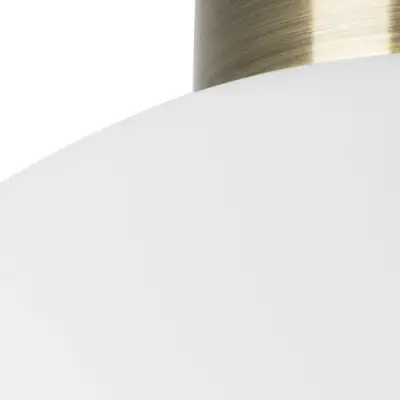 812031 Люстра GLOBO 1х40W E14 antique bronze/white Lightstar