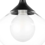 801202 Люстра VETRO 1х6W(led) G9 ЧЕРНЫЙ/ПРОЗРАЧНЫЙ Lightstar