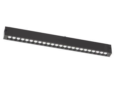 Светильник трековый светодиодный Magnetic SMART 220V 25mm GL8085 BK черный IP20 18W 3000-6000K 24° 410*25*41
