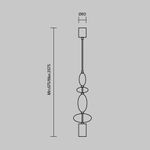 Подвесной светильник Monochrome GU10x1, MOD071PL-L8B3K2. TM Maytoni