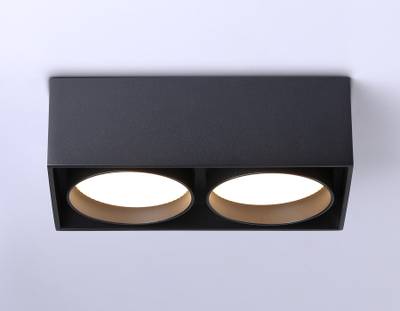 Светильник накладной TN70875/2 BK черный GX53/2 max 12W 185*92*62