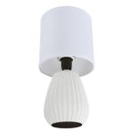 8159/1T COUNTY LN25 000 белый, керамика/текстиль Настольная лампа E14 1*40W 220V ASELA