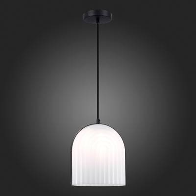 SL1302.403.01 Светильник подвесной ST-Luce Черный/Белый E27 LED 1*7W