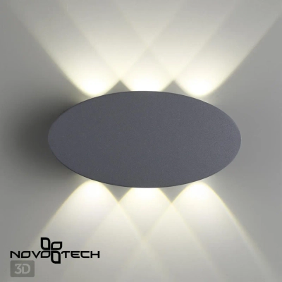 358563 STREET NT21 378 темно-серый Ландшафтный настенный светильник IP54 LED 4000K 6W 85-265V CALLE