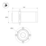 Насадка кадрирующая LGD-ARTIFACT-CROP-ZOOM-R65 (WH, 18-35 deg.) (Arlight, Металл)