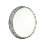 7638/DL COLOR SN 84 Светильник пластик/бел. мрамор LED 48Вт 4000K D410 IP43 MRAMO WHITE