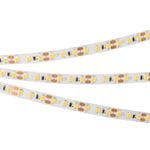 Лента RT-A120-8mm 12V Warm2400 (14.4 W/m, IP20, 2835, 5m) (Arlight, Открытый)