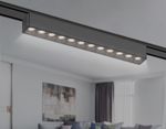 Светильник светодиодный трековый для шинопровода Magnetic Ultra Slim GV1409 BK черный IP20 12W 4200K 48V 24° 230*26*24