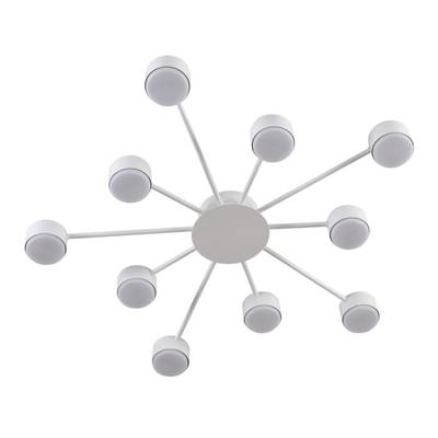 8343/10C COMFI белый, металл Люстра GX53 LED 10*7W 220V TORINA