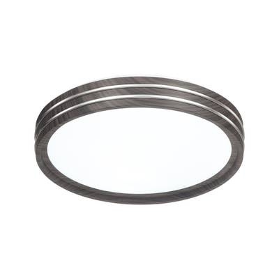 7604/DL PALE SN 176 Светильник пластик/белый/венге/хром LED 48Вт 4000К D390 IP43 TROSTO