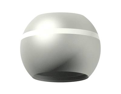 Корпус светильника накладной для насадок D60/70mm c LED подсветкой C1103 SSL серебро песок D100*H80mm MR16 GU5.3 LED 3W 4200K