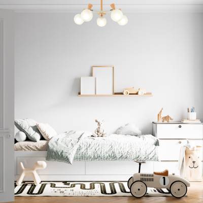 SLE220702-08 Люстра потолочная Белый, Светлое дерево/Белый E14 8*40W