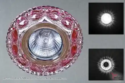 00757-9.0-001CN MR16+LED3W CL+PK светильник точечный Reluce, GU5.3х1