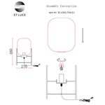 SL1050.704.01 Прикроватная лампа ST-Luce Черный/Дымчатый E27 1*40W