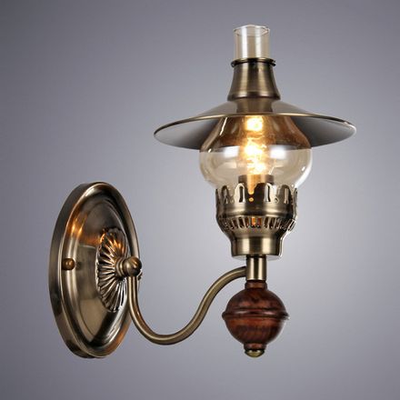 Бра Arte Lamp TRATTORIA A5664AP-1AB, 1хE14