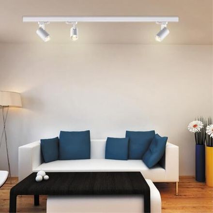 370648 PORT NT19 150 белый Светильник трёхфазный трековый IP20 GU10 50W 220V GUSTO