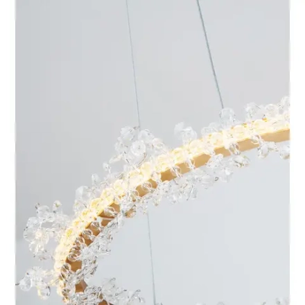 08244,36A Подвес Лаура латунь d80 h150 Led 40W (3000K)