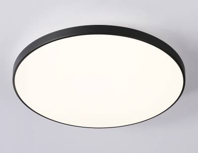 Светильник светодиодный потолочный FZ1225 BK черный IP44 18W 4200K D302*50 (Без ПДУ)