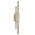 7034/10WL L-VISION ODL26 Настенный светильник светильник камень/акрил/металл IP20 LED 10W 3000K 220V TRAVERTINO
