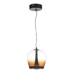 SL6014.413.01 Светильник подвесной ST-Luce Черный/Коричневый, Черный LED 1*17W 3000K
