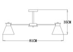 Потолочная люстра Arte Lamp TYLER A1031PL-8WH, 8хE27