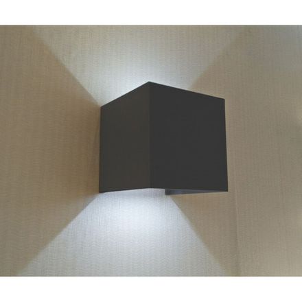 08585,16(4000K) Светильник Куб темно-серый w10*10 h10 Led 6W (4000K) IP65