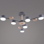 03758-0.3-06 GREY+WOOD GX53 светильник потолочный
