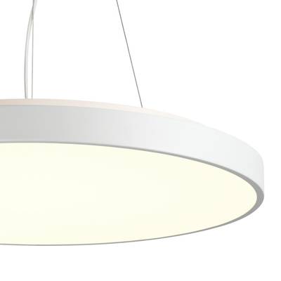 7757/92L MITRA LED SN Светильник металл/акрил/белый LED 80Вт+12Вт(подсветка) 4000K D800 IP20 QUASAR