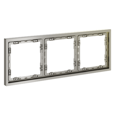 VLS100304 Рамка пластиковая VOLTUM S70 на 3 поста, (шелк) (ТМ Maytoni)