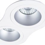 Точечный встраиваемый светильник Arte Lamp ALKES A2161PL-2WH, 2хGU10