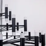 Подвесная люстра Arte lamp EMPIRE A2482SP-84BK, 1хLED