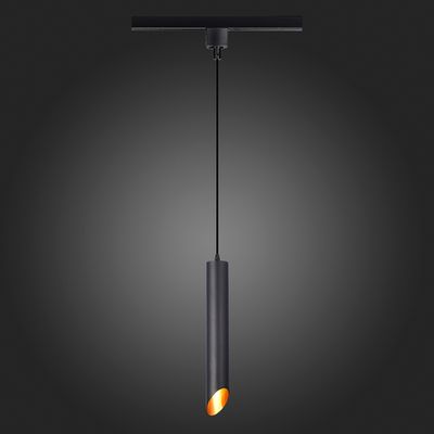 ST152.416.01 Светильник трековый Черный GU10 1*50W IP20 D60xH400 220V Без ламп