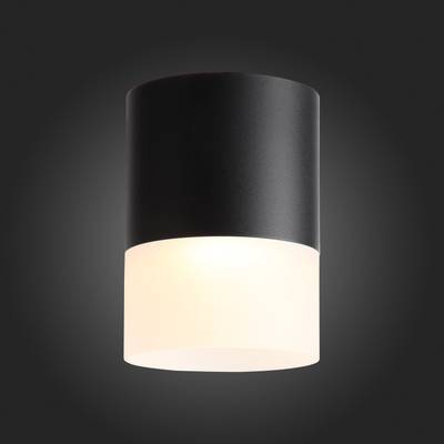 ST100.402.15 Светильник потолочный Черный LED 1*15W 3000K 1 170Lm Ra&gt;80 120° D118xH150 170-240VV