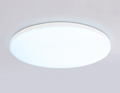 Потолочный светодиодный светильник с Wi-Fi Яндекс Алисой/Tuya/Smart Home/Alexa FZ2002 WH белый IP54 25W 3000K-6500K+RGB D370*55 (ПДУ ИК)