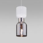 Подвесной светильник со стеклянным плафоном 50118/1 никель