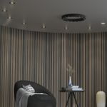 358790 SPOT NT21 280 черный Светильник встраиваемый светодиодный IP20 LED 15W 4000K 1600Лм 110-265V BIND